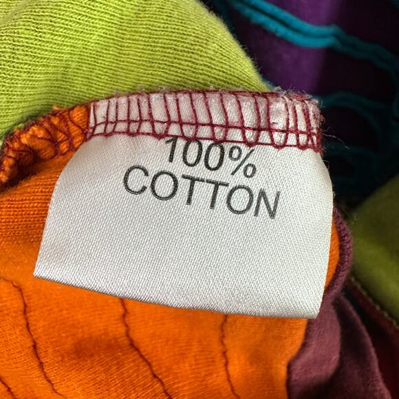 Greater Good Network XXL Hippie Patchwork Jacket Hoodie Festival Indie Artsy - Picture 9 of 10